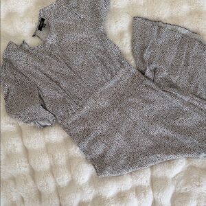 AFRM Black and White Patterned Dress